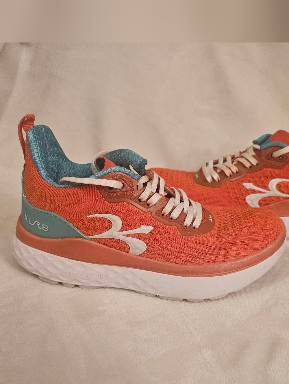 Gravity Defyer XLR8 Running Shoes Coral Teal Athletic Sneakers Comfort Walking